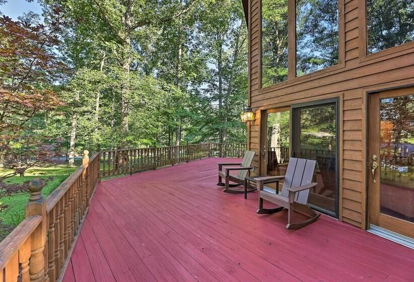 Majestic Caldwell Retreat W/ Wraparound Deck!