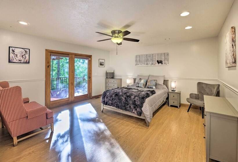 Majestic Caldwell Retreat W/ Wraparound Deck!