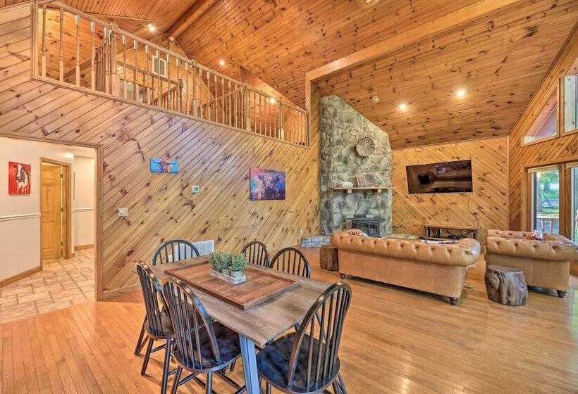 Majestic Caldwell Retreat W/ Wraparound Deck!