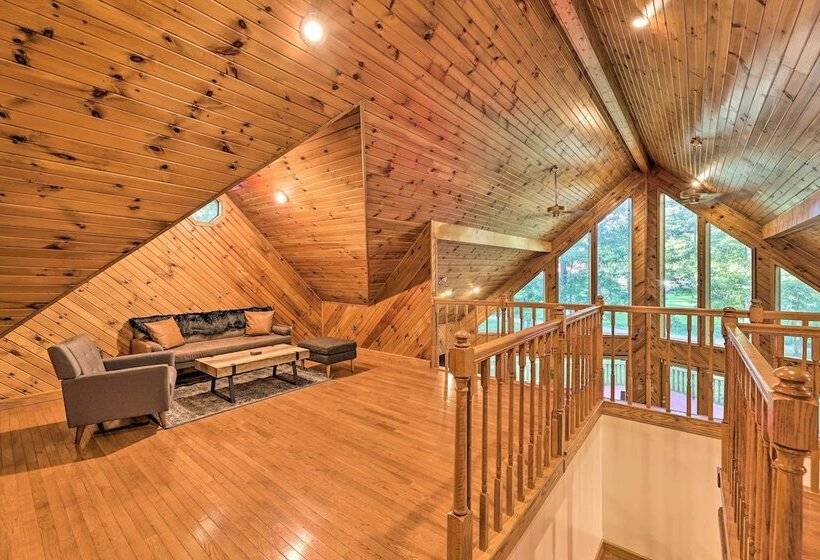 Majestic Caldwell Retreat W/ Wraparound Deck!