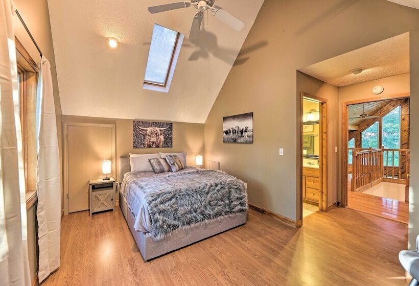 Majestic Caldwell Retreat W/ Wraparound Deck!