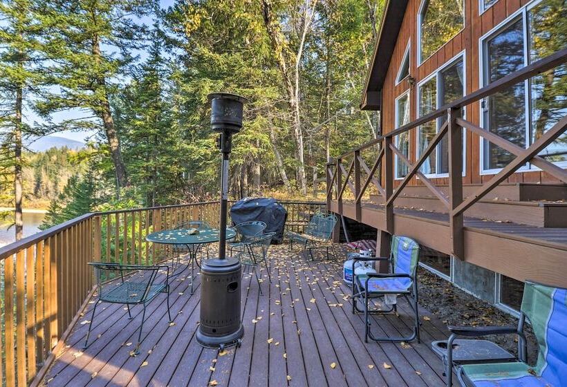 Riverfront Hungry Horse House With Large Deck!