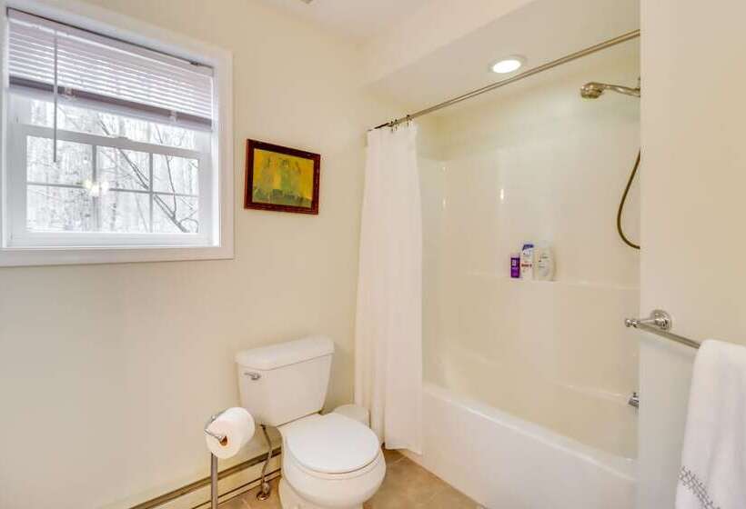 Large Deck & Fire Pit: Secluded Pocono Lake Home