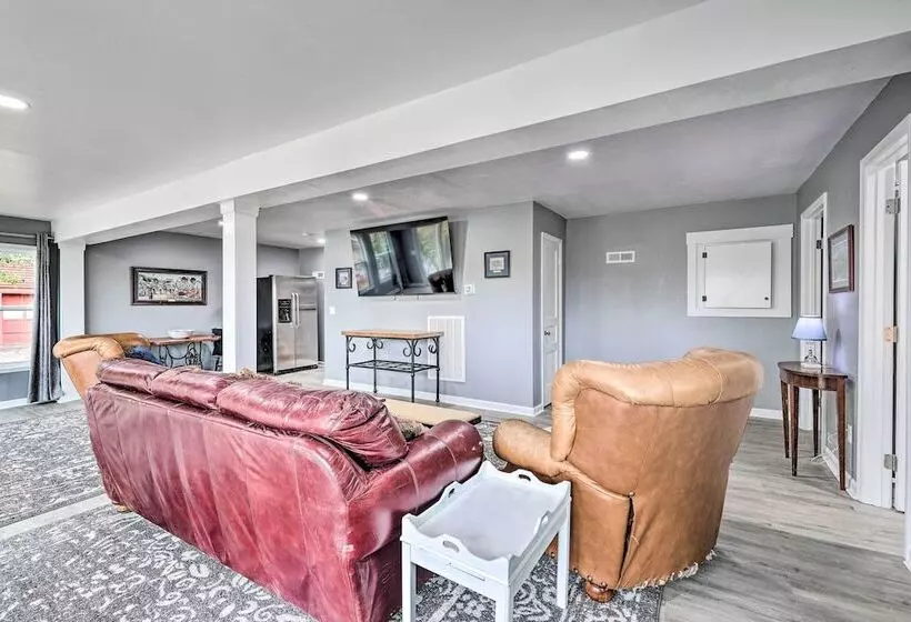 Spacious Lakefront Retreat W/ Hot Tub + Dock!