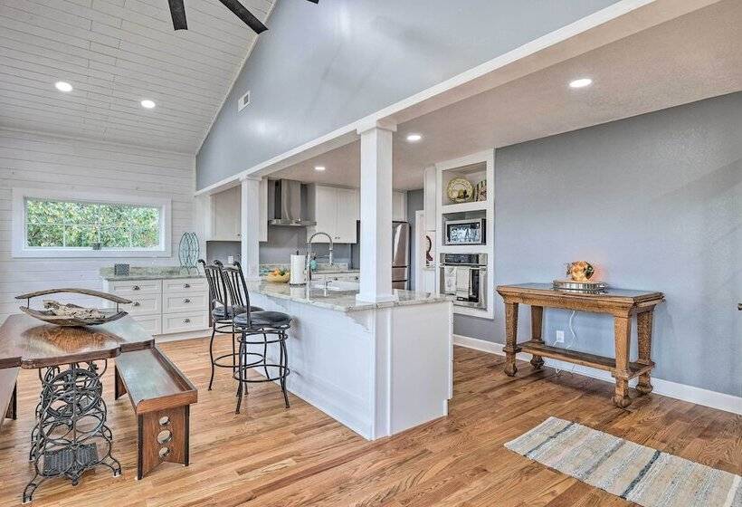 Spacious Lakefront Retreat W/ Hot Tub + Dock!