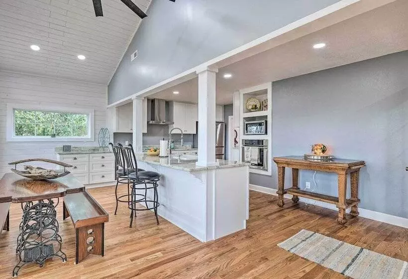 Spacious Lakefront Retreat W/ Hot Tub + Dock!