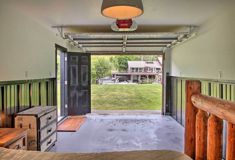 Waterfront Cabin W/ 2 Boat Docks & Mtn Views!