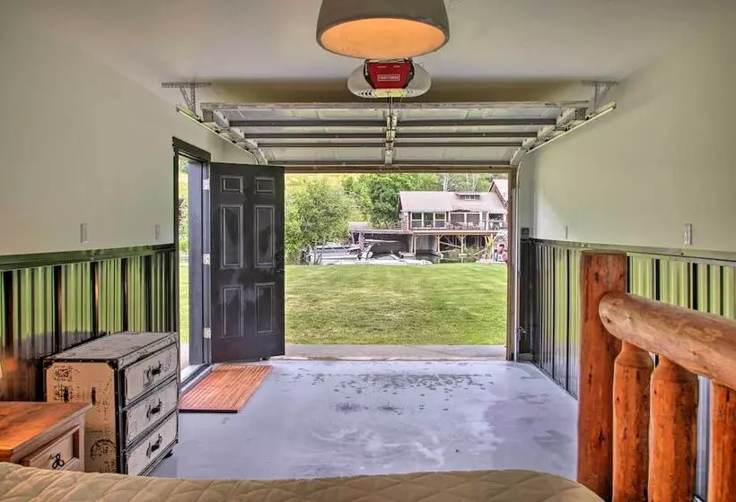 Waterfront Cabin W/ 2 Boat Docks & Mtn Views!