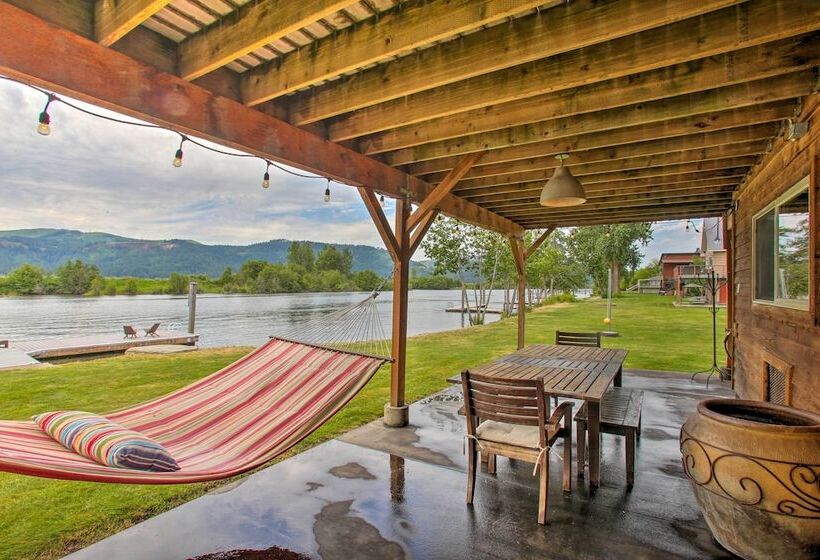 Waterfront Cabin W/ 2 Boat Docks & Mtn Views!