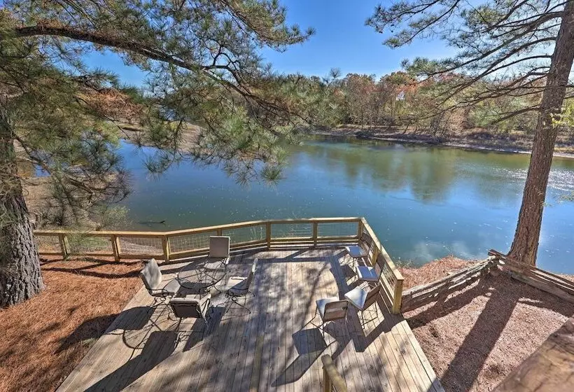 Waterfront Deck: Home On Ouachita River!