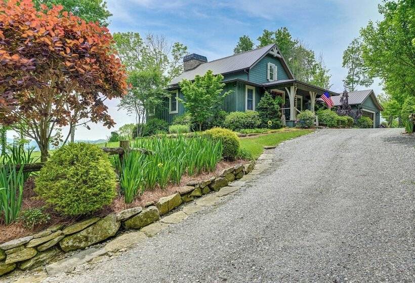 Cullowhee Craftsman Home W/ Mtn Views On 22 Acres