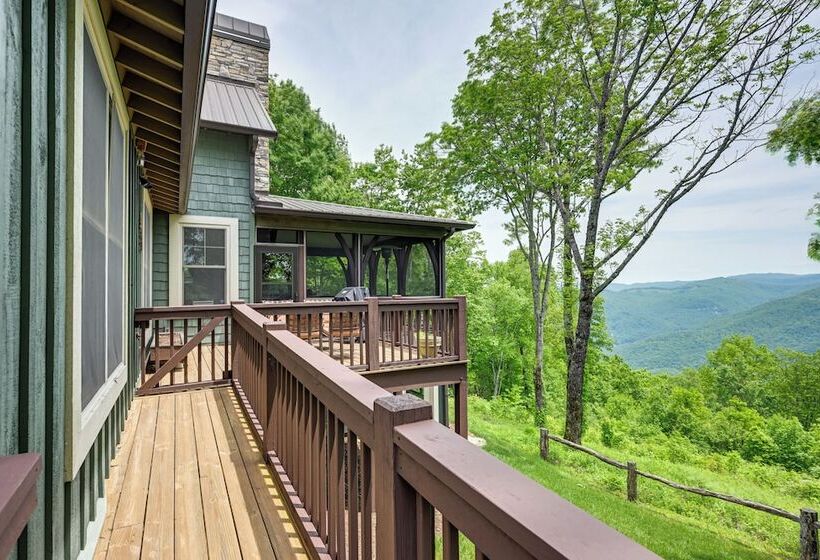 Cullowhee Craftsman Home W/ Mtn Views On 22 Acres