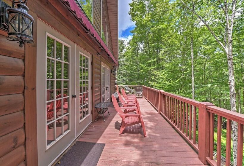 Deluxe Log Cabin W/ Pool Table: 1 Mi To Hike & Ski