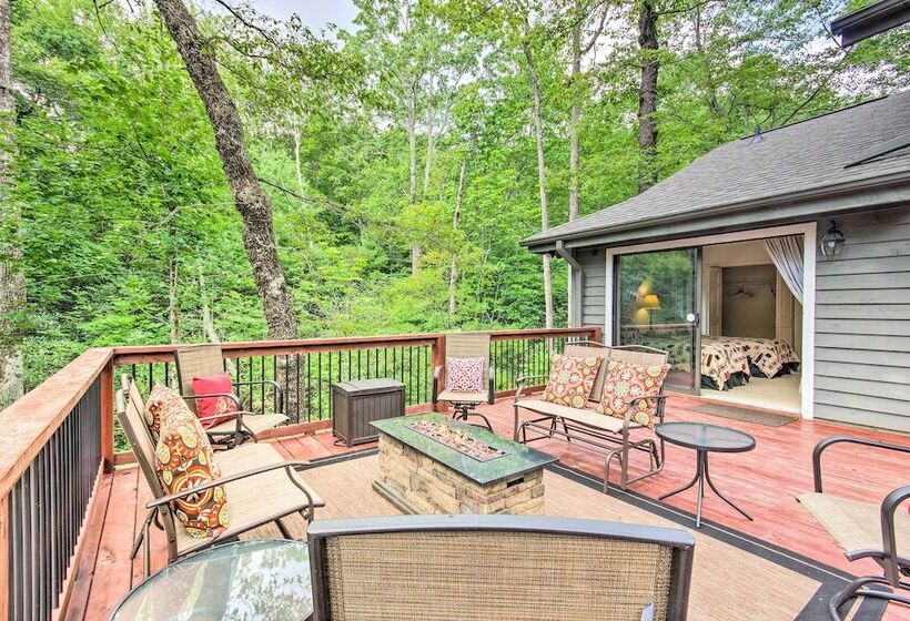 Lake Toxaway Cabin W/fire Pit 1mi To Marina