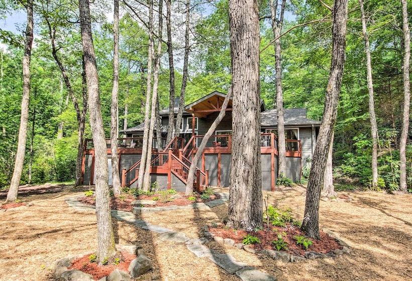 Lake Toxaway Cabin W/fire Pit 1mi To Marina