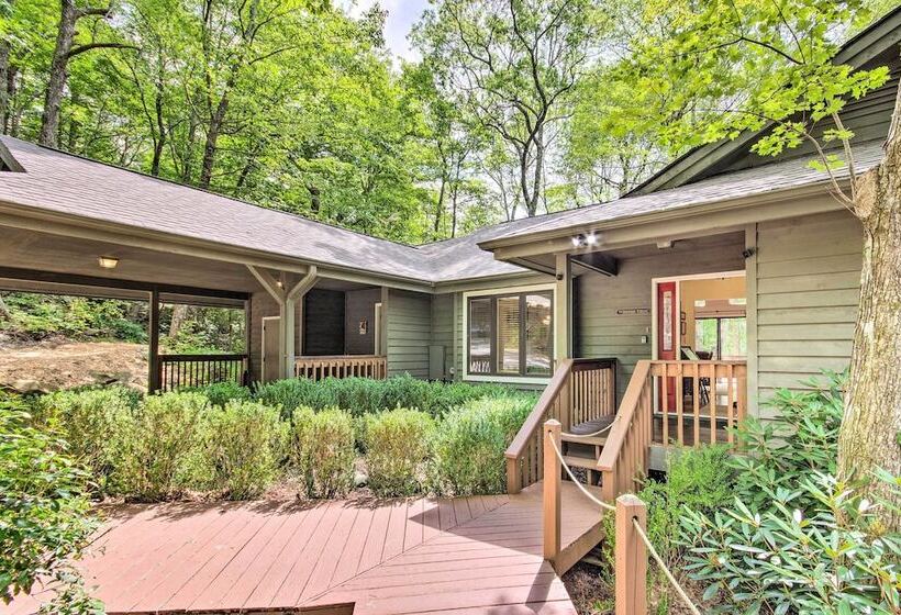Lake Toxaway Cabin W/fire Pit 1mi To Marina