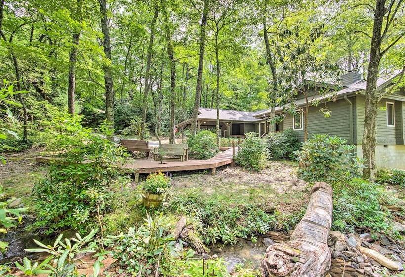 Lake Toxaway Cabin W/fire Pit 1mi To Marina