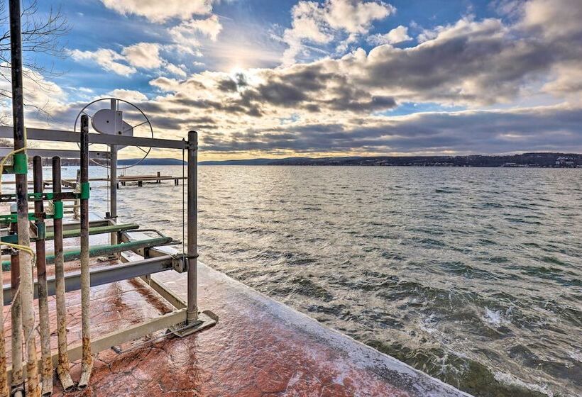 Lakefront Canandaigua Home W/ Grill, Fire Pit