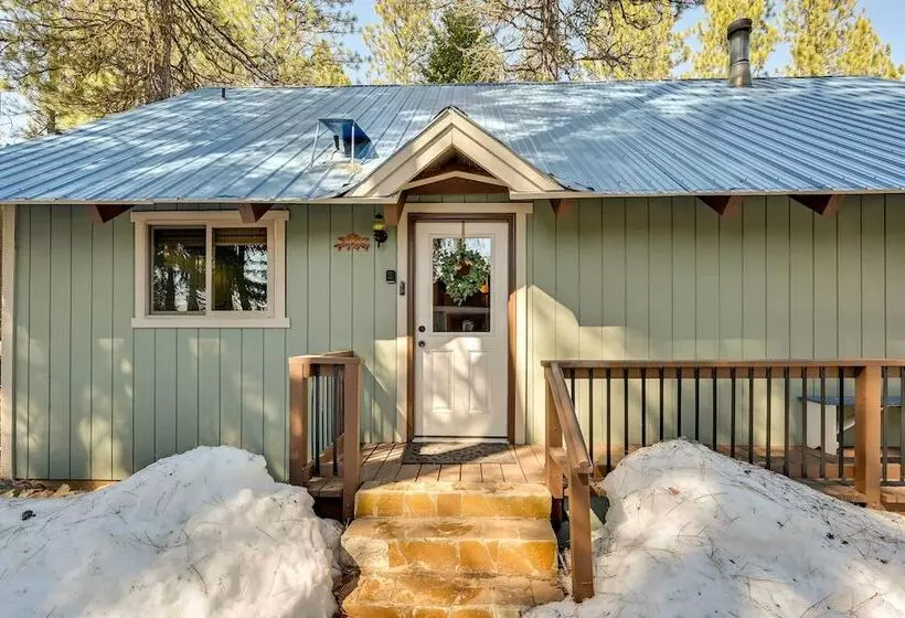 Secluded Garden Valley Cabin W/ Deck & Views!