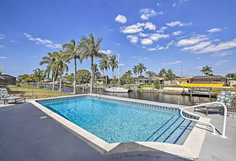 Canalfront House W/ Heated Pool & 2 Patios!
