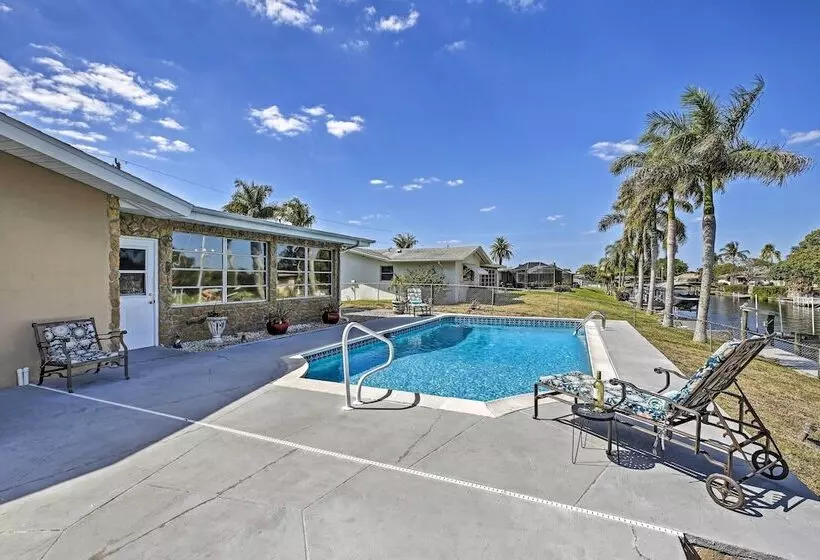 Canalfront House W/ Heated Pool & 2 Patios!