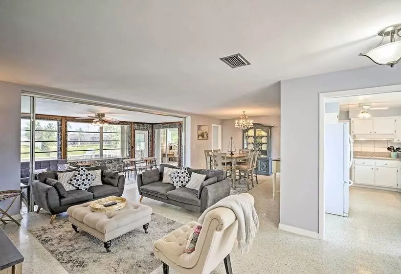 Canalfront House W/ Heated Pool & 2 Patios!
