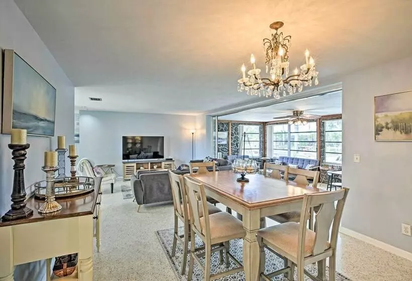 Canalfront House W/ Heated Pool & 2 Patios!