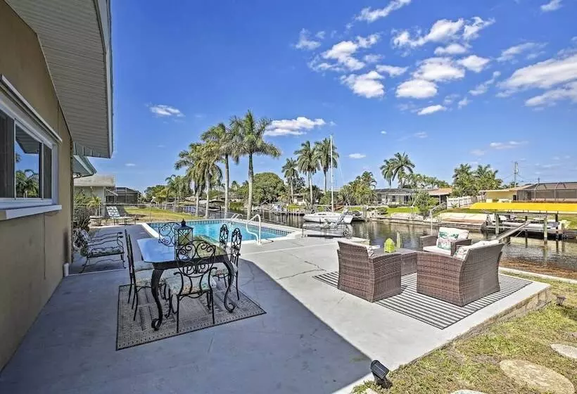 Canalfront House W/ Heated Pool & 2 Patios!