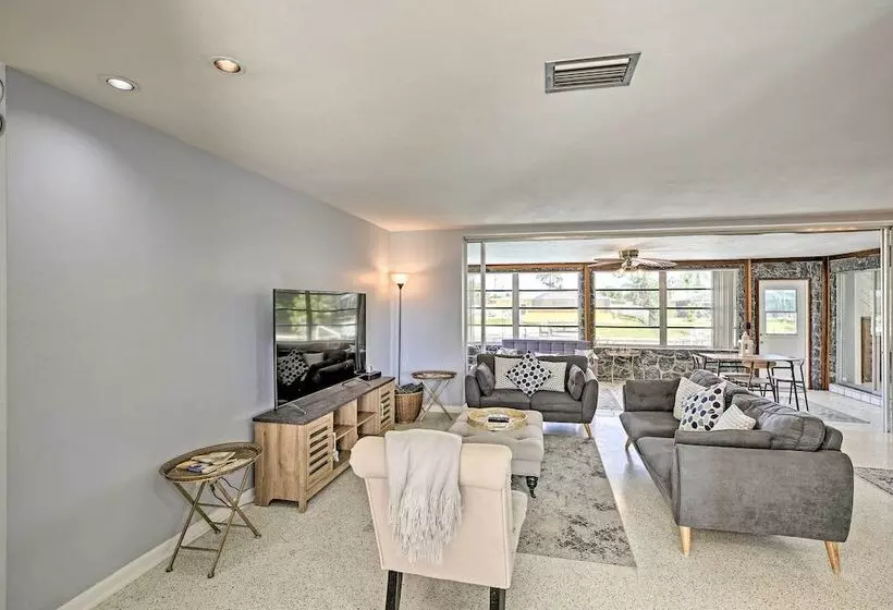 Canalfront House W/ Heated Pool & 2 Patios!