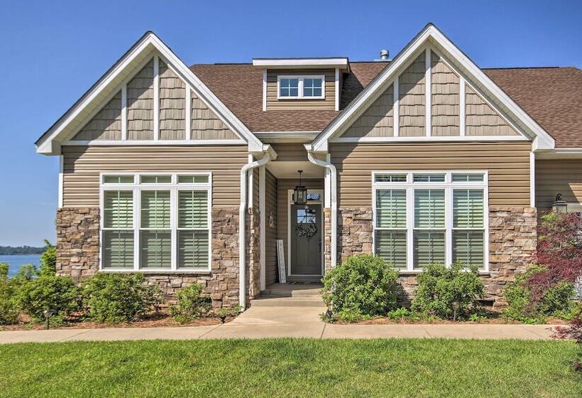 Elegant Lakefront Gem W/ Dock + Sunset Views!