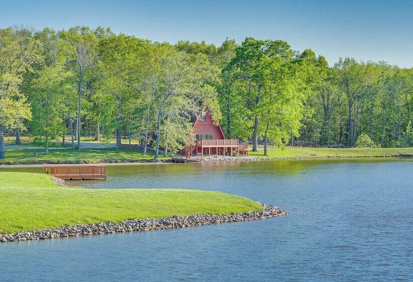 Lakefront A Frame Cabin With Community Perks