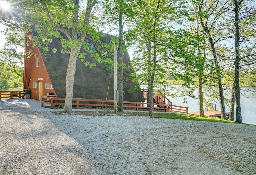 Lakefront A Frame Cabin With Community Perks