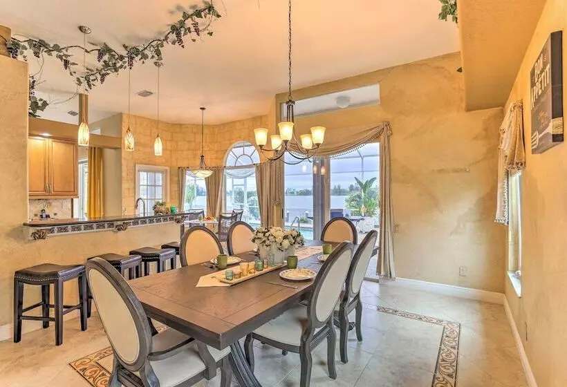 Lakefront Cape Coral Home W/ Private Pool & Dock!