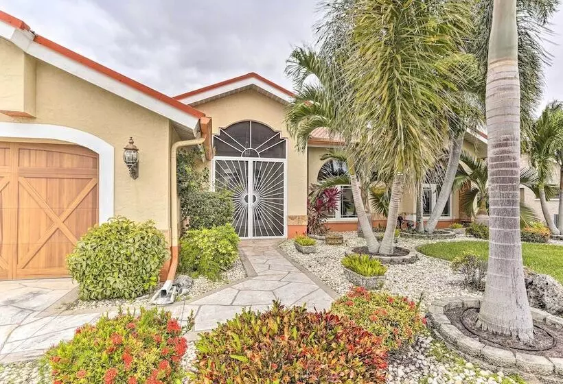 Lakefront Cape Coral Home W/ Private Pool & Dock!
