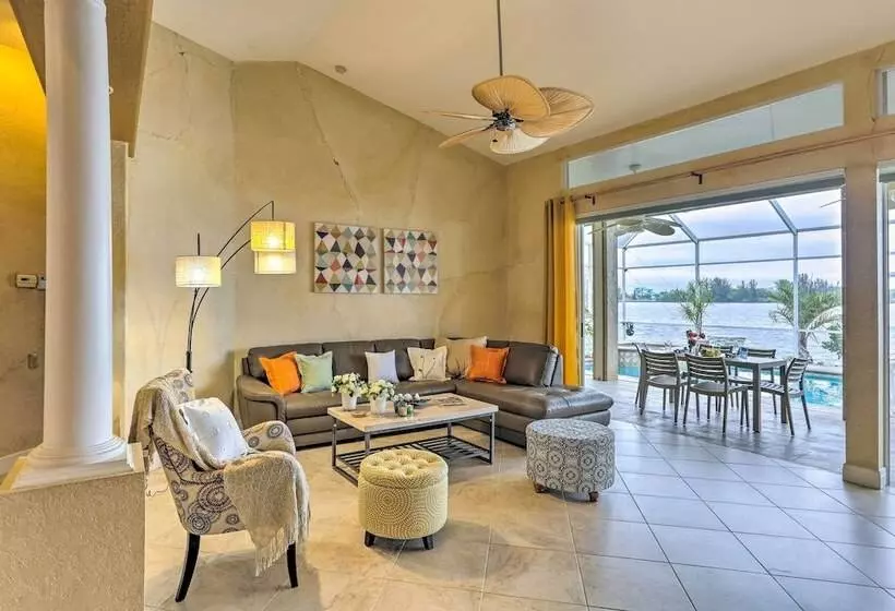 Lakefront Cape Coral Home W/ Private Pool & Dock!