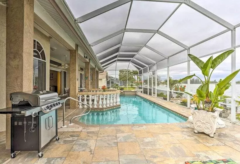 Lakefront Cape Coral Home W/ Private Pool & Dock!