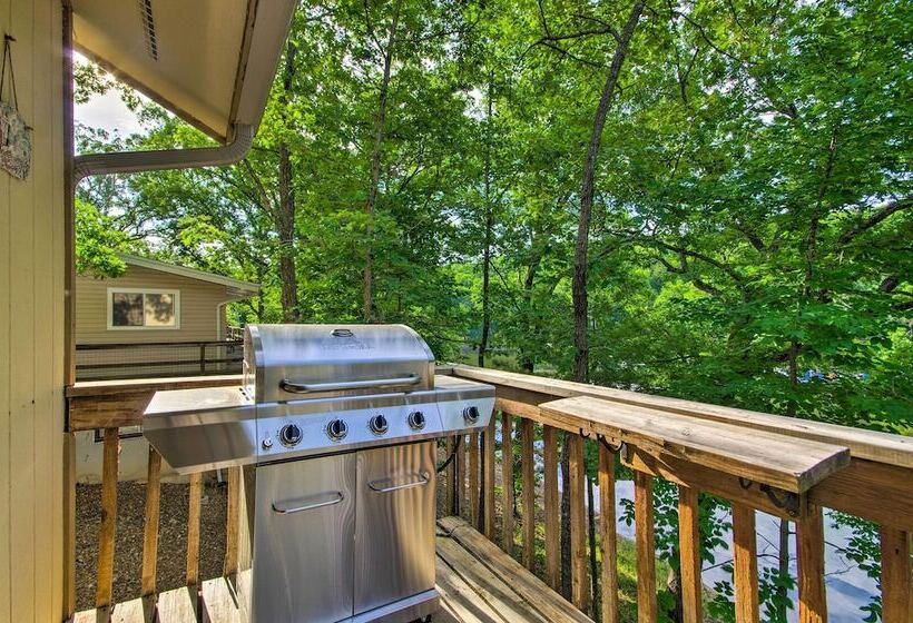 Private Boat Dock: Lakefront Eldon Home!