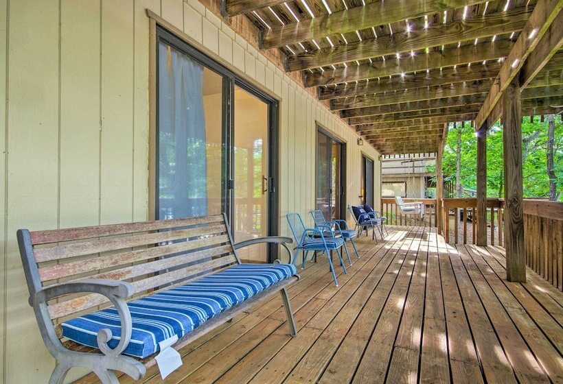 Private Boat Dock: Lakefront Eldon Home!