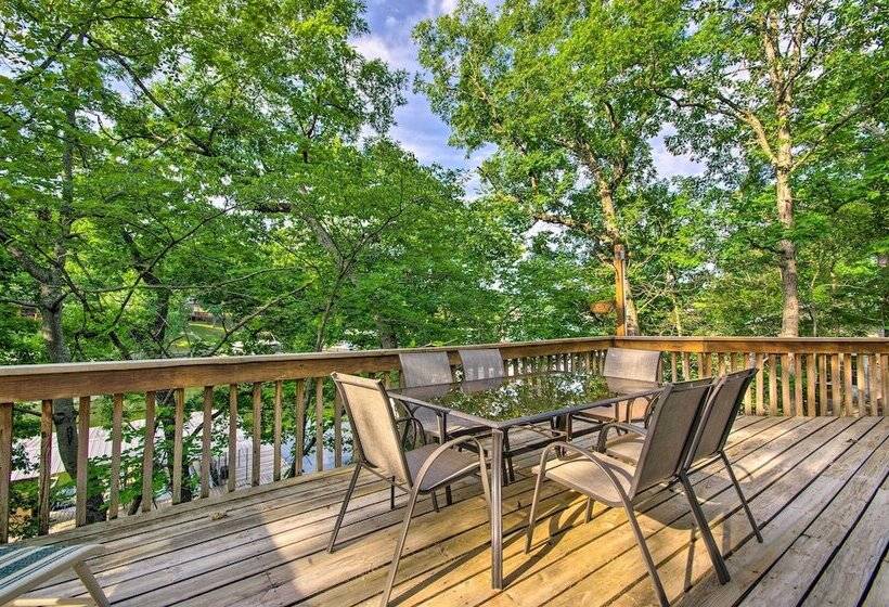 Private Boat Dock: Lakefront Eldon Home!