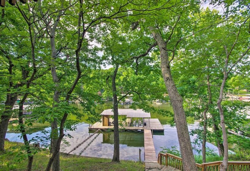 Private Boat Dock: Lakefront Eldon Home!