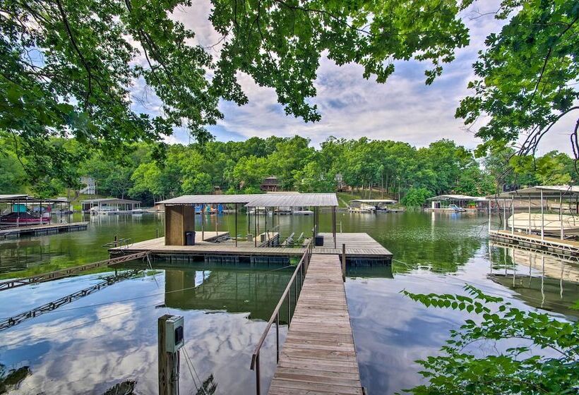 Private Boat Dock: Lakefront Eldon Home!