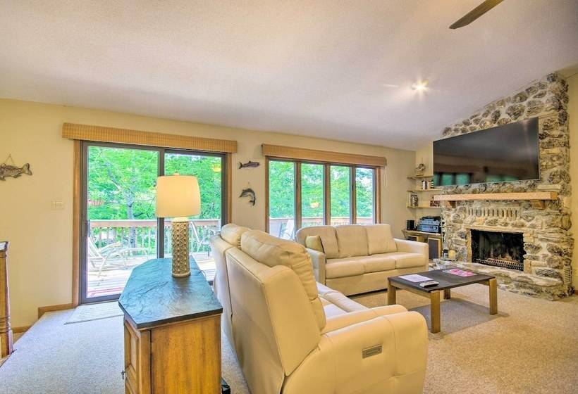 Private Boat Dock: Lakefront Eldon Home!