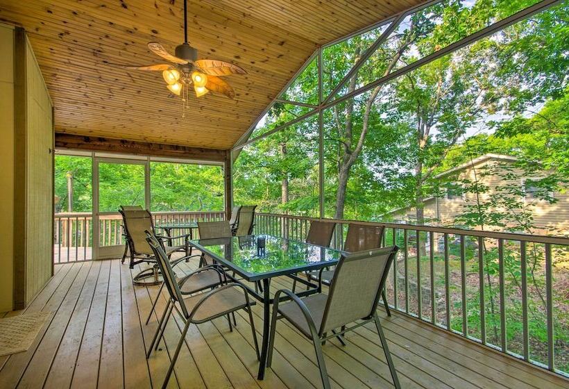 Private Boat Dock: Lakefront Eldon Home!