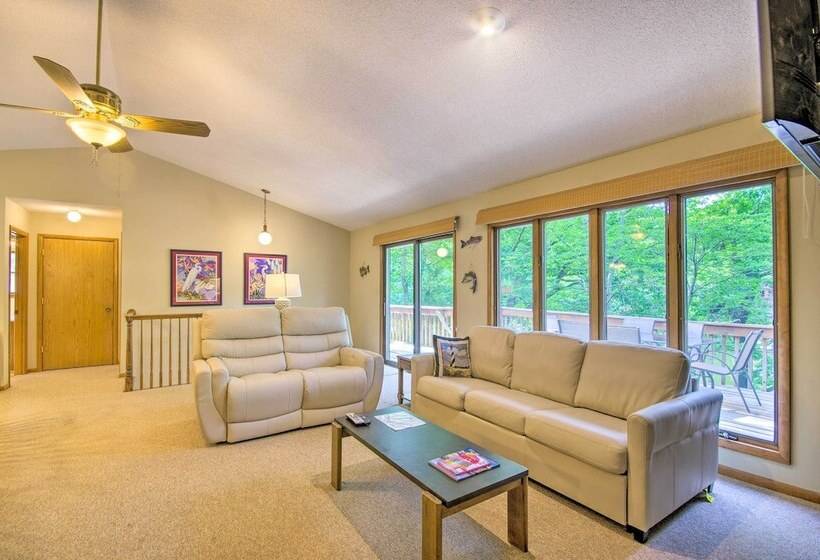 Private Boat Dock: Lakefront Eldon Home!