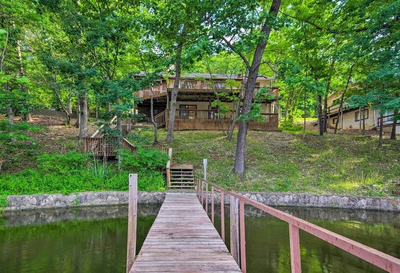 Private Boat Dock: Lakefront Eldon Home!