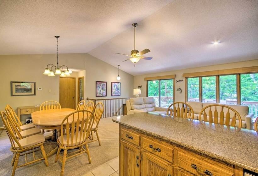 Private Boat Dock: Lakefront Eldon Home!