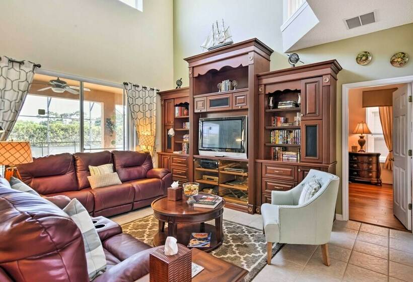 Luxe Terra Verde Villa W/ Theater: 6 Mi To Disney!