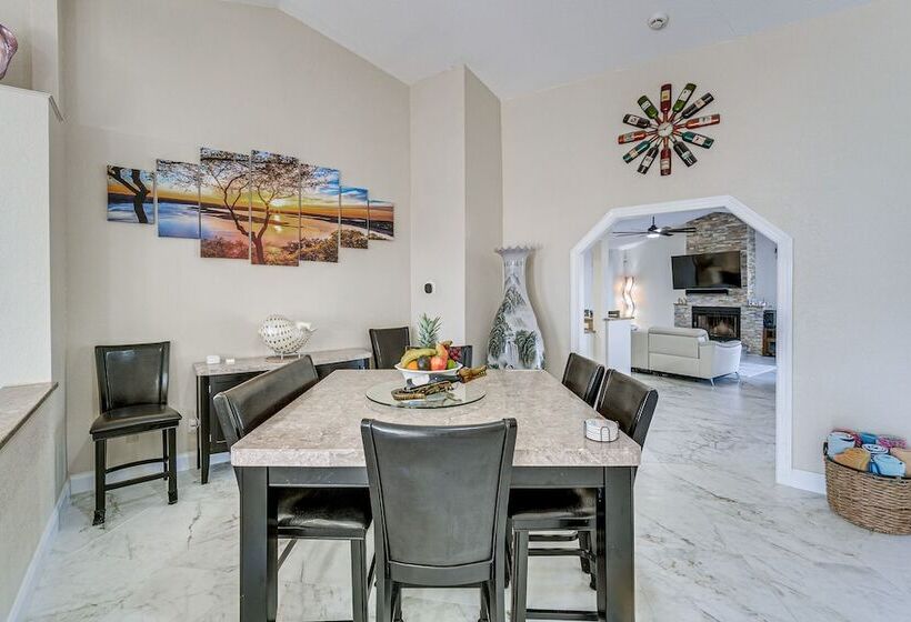 Luxe Waterfront Oasis W/ Dock, Heated Pool & Spa!