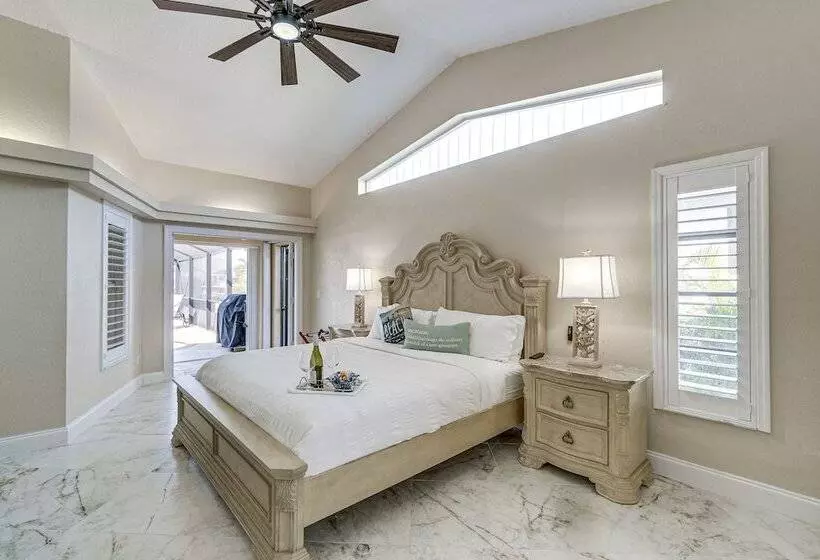 Luxe Waterfront Oasis W/ Dock, Heated Pool & Spa!