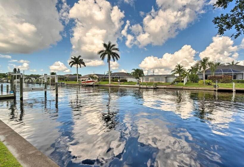 Luxe Waterfront Oasis W/ Dock, Heated Pool & Spa!